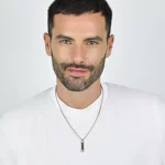 collana-uomo-luca-barra-acciaio-pendente-cristalli-neri-ca483