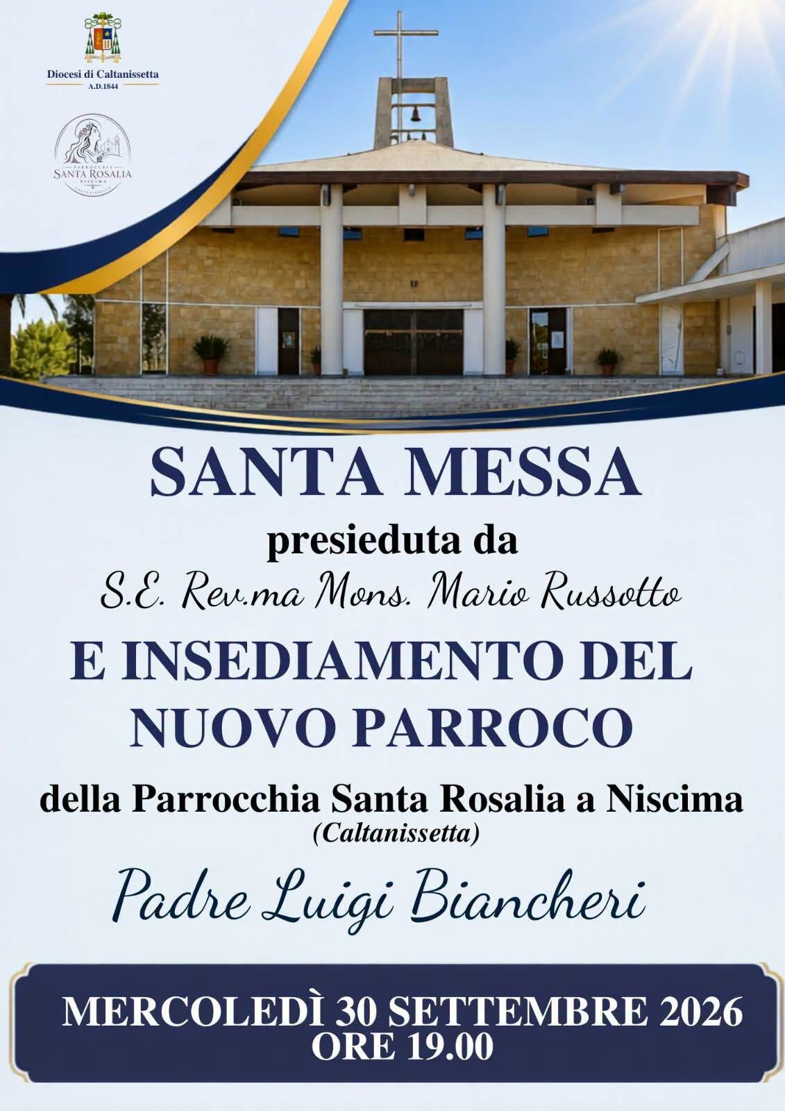 INSEDIAMENTO NUOVO PARROCO