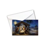 cartoncini-auguri-natalizi-nativita-in-stile-notturno-con-busta-confezione-da-100-pezzi-assortiti-novita-2026-ref-0123609999