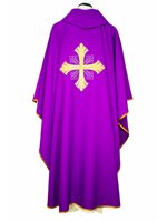 casula-viola-in-poliestere-doppia-croce-ricamata-ref-02cla0704