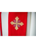 stola-rossa-doppia-croce-ricamata-ref-02sla1702