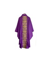 casula-viola-in-tessuto-fiammato-con-stolone-e-ricamo-floreale-ref-02cla4004