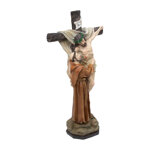 statua-san-francesco-dassisi-e-gesu-alla-croce-29-cm-in-resina-ref-05sta0314202
