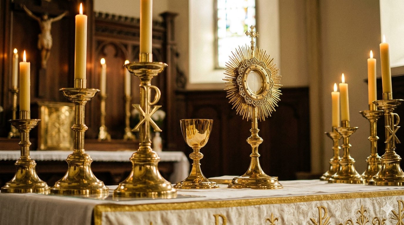 Riflessi d’Eterno: perché l’Oro e l’Ottone dominano l’Arredo Sacro?