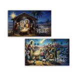 cartoncini-auguri-natalizi-nativita-in-stile-notturno-con-busta-confezione-da-100-pezzi-assortiti-novita-2026-ref-0123609999