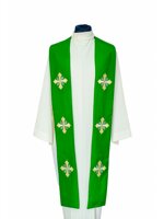 stola-verde-doppia-croce-ricamata-ref-02sla1703