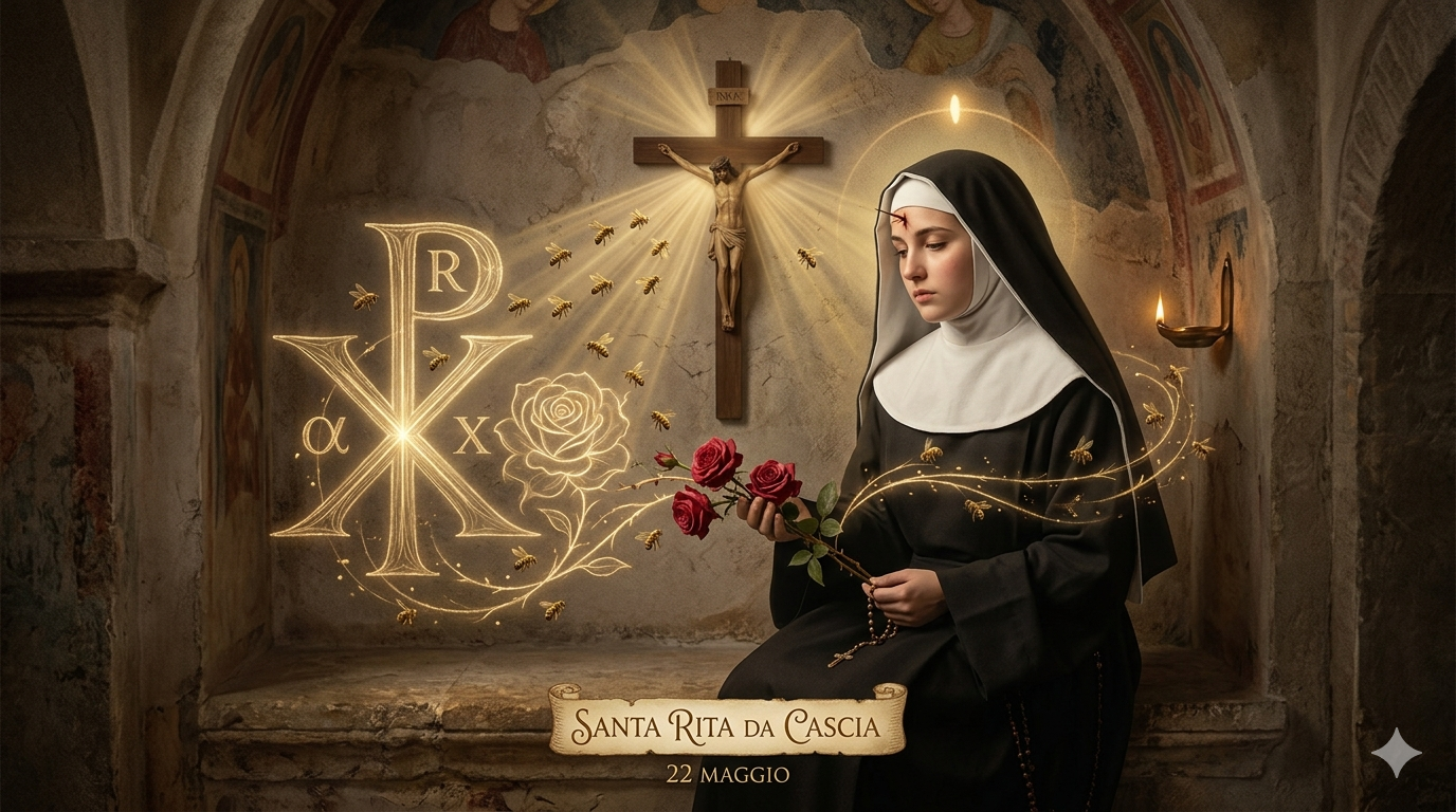 Il significato dei simboli di Santa Rita da Cascia: la rosa, la spina e il profumo dell'impossibile
