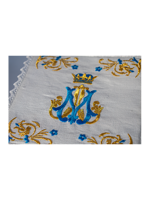 servizio-da-messa-4-pezzi-puro-lino-con-ricamo-simbolo-mariano-m-e-coroncina-ref-02sdm10