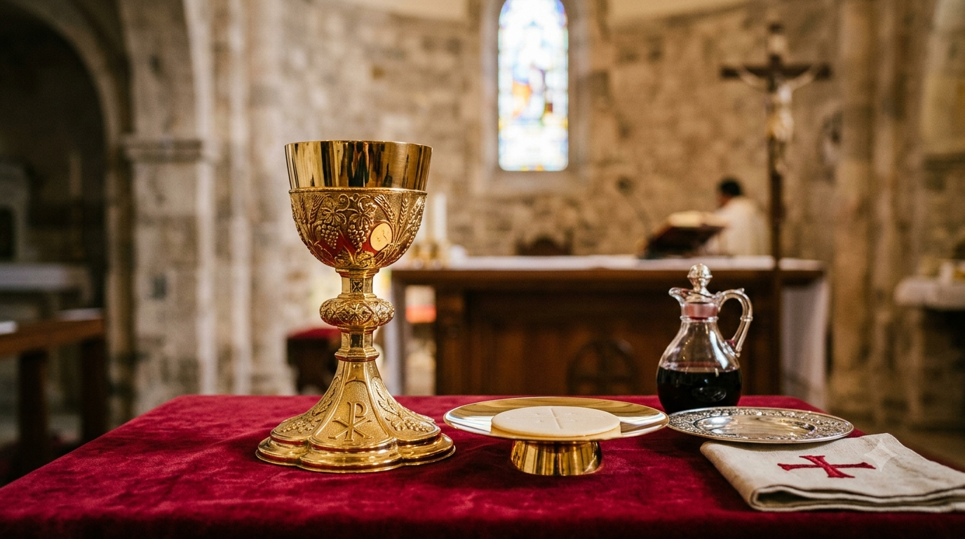 Il Cuore dell'Altare: storia, simbolismo e cura dei Vasi Sacri nella Liturgia