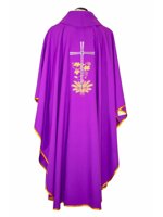 casula-viola-in-poliestere-croce-foglie-spighe-ref-02cla0904