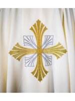 casula-avorio-in-poliestere-doppia-croce-ricamata-ref-02cla0701