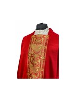 casula-rossa-in-tessuto-fiammato-con-stolone-e-ricamo-floreale-ref-02cla4002