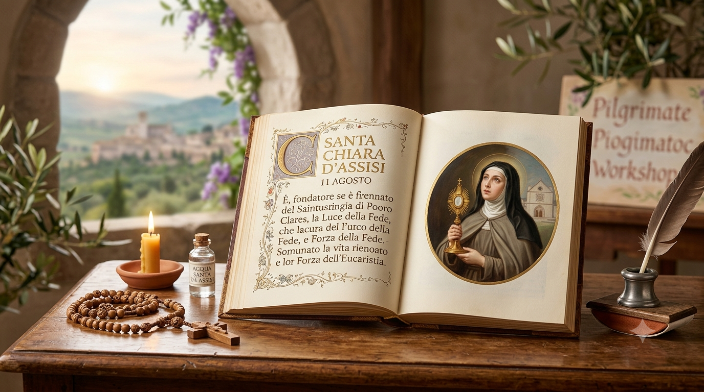 Santa Chiara d'Assisi (11 Agosto): la Luce della Fede e la Forza dell'Eucaristia
