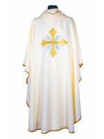casula-avorio-in-poliestere-doppia-croce-ricamata-ref-02cla0701