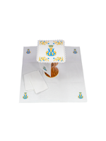 servizio-da-messa-4-pezzi-puro-lino-con-ricamo-simbolo-mariano-m-e-coroncina-ref-02sdm10