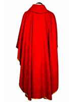 casula-rossa-in-poliestere-damascato-ref-02cla09002