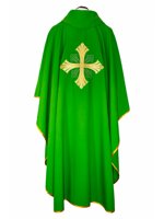 casula-verde-in-poliestere-doppia-croce-ricamata-ref-02cla0703