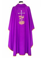 casula-viola-in-poliestere-croce-foglie-spighe-ref-02cla0904