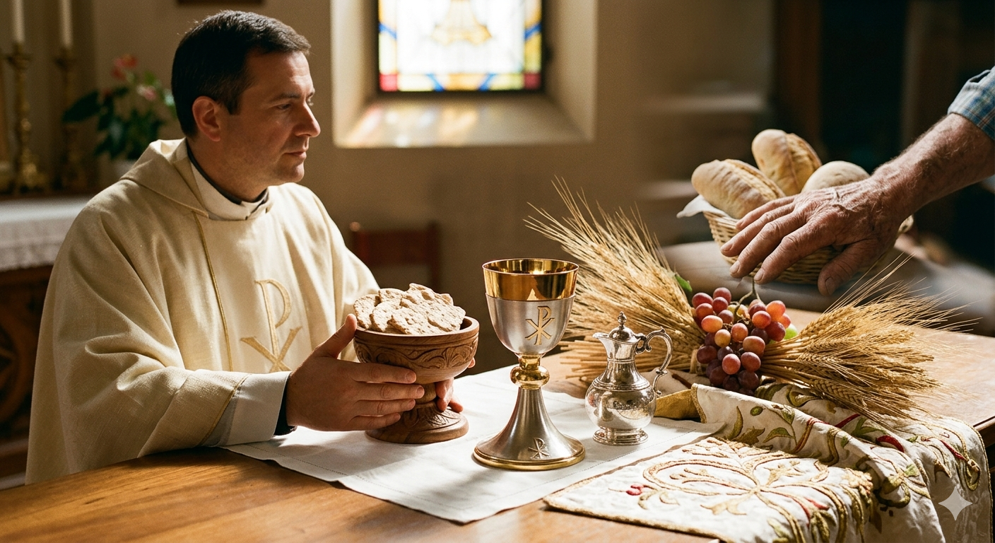 Dal Campo all'Altare: il Sacrificio nascosto nel Pane e nel Vino