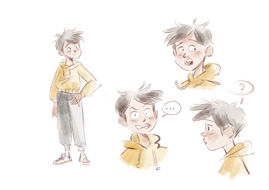 Il-quarto-spirito-fumetto-character-desisn Il-quarto-spirito-fumetto-character-desisn