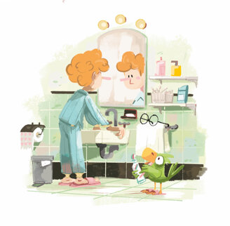 Francesco-faccia-illustrazione-bagno