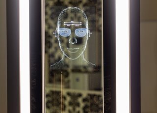 Display specchio per esame della vista computerizzato Display specchio per esame della vista computerizzato