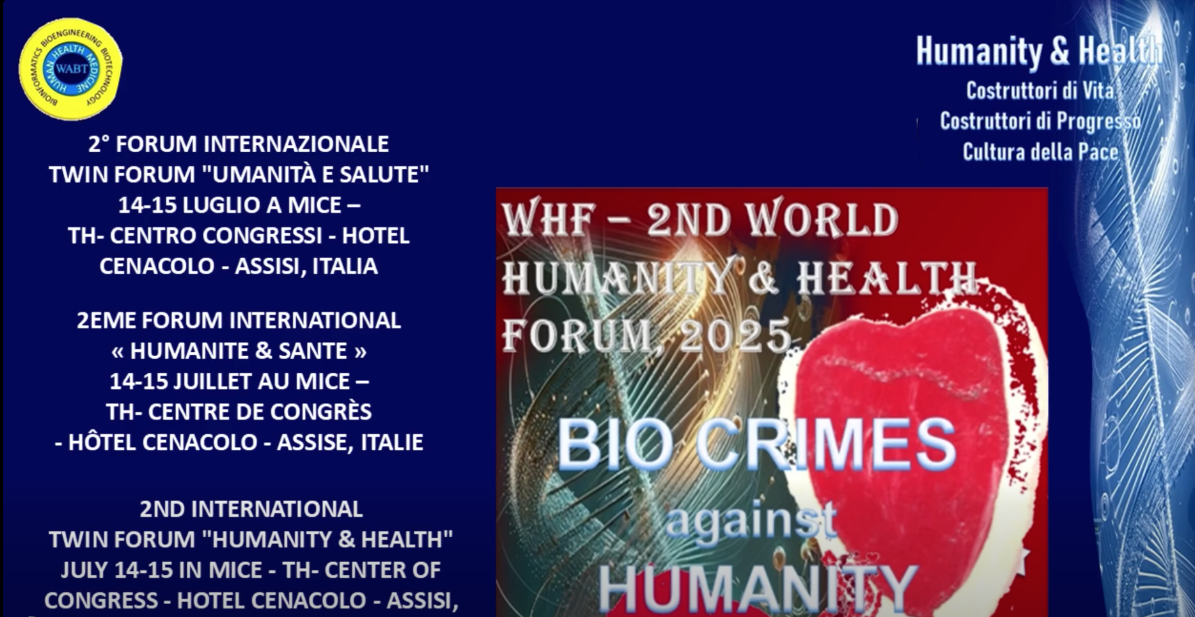 2° Forum internazionale 