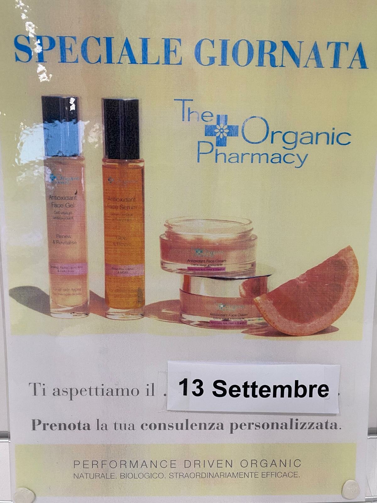 SPECIALE GIORNATA THE ORGANIC PHARMACY