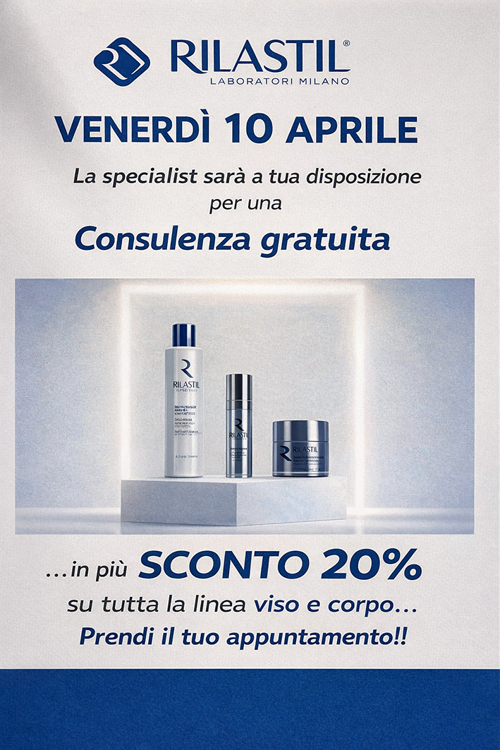 Venerdì 10 Aprile giornata Rilastil!