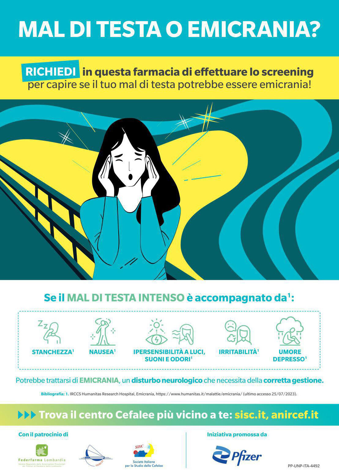 SOFFRI DI MAL DI TESTA? SCOPRI SE POTREBBE ESSERE EMICRANIA