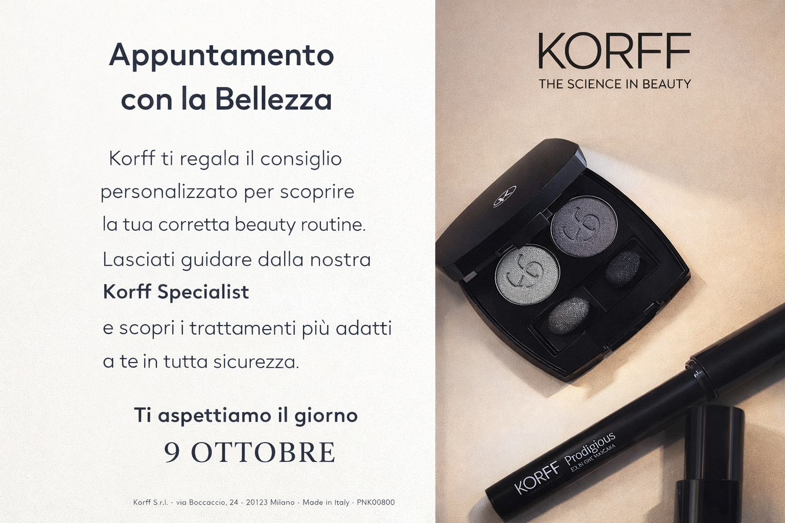Appuntamento con la Bellezza: 9 ottobre in farmacia