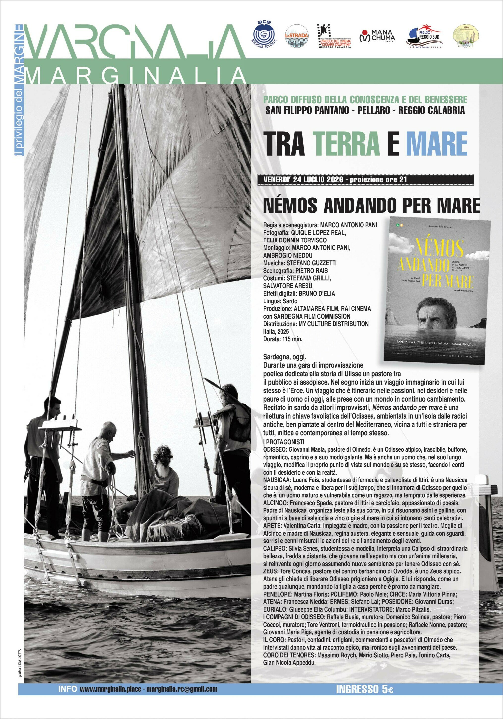FILM: NÉMOS ANDANDO PER MARE - di Marco Antonio Pani