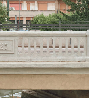 Restauro ponte storico e nuovo disegno arredo urbani e messa in sicurezza, Ponte Colombo a Mestre