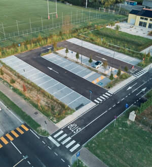 Nuovo parcheggio, aree verdi, opere di mitigazione ambientali, a Mogliano Veneto Nuovo parcheggio, aree verdi, opere di mitigazione ambientali, a Mogliano Veneto