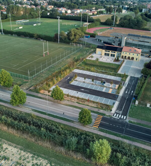 Nuovo parcheggio, aree verdi, opere di mitigazione ambientali, a Mogliano Veneto Nuovo parcheggio, aree verdi, opere di mitigazione ambientali, a Mogliano Veneto