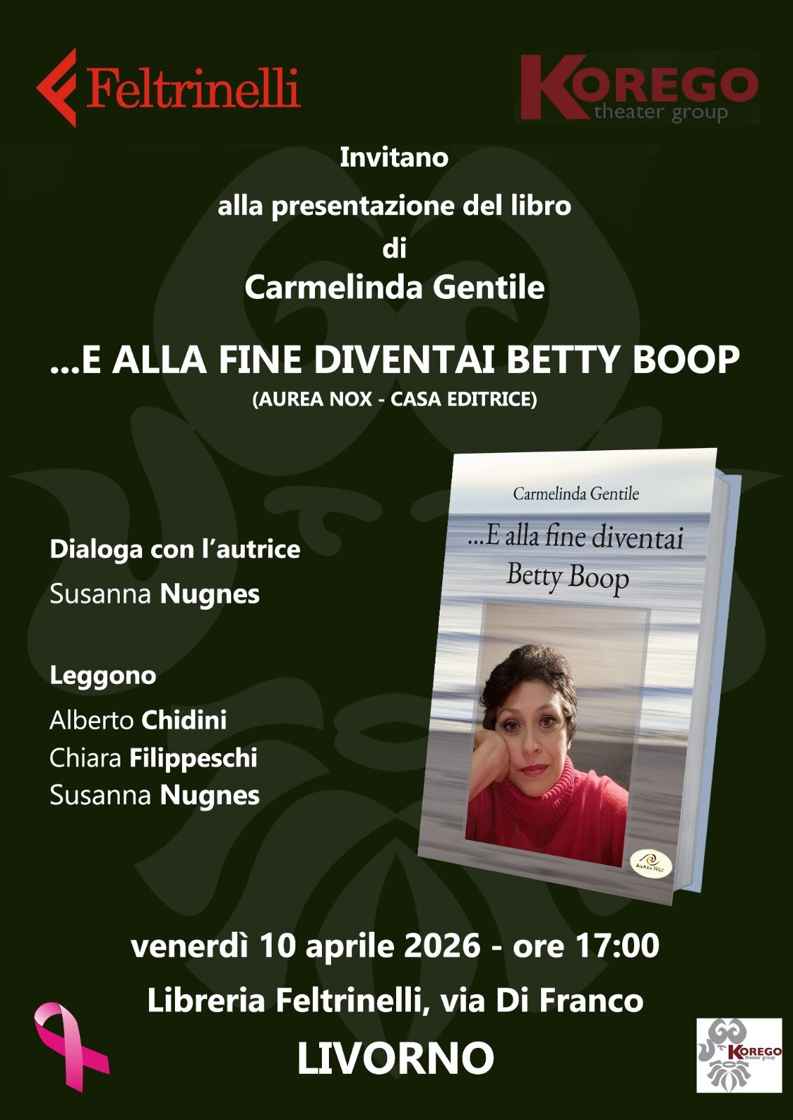 Libreria Feltrinelli (Li): Carmelinda Gentile presenta il suo libro “… E alla fine diventai Betty Boop”