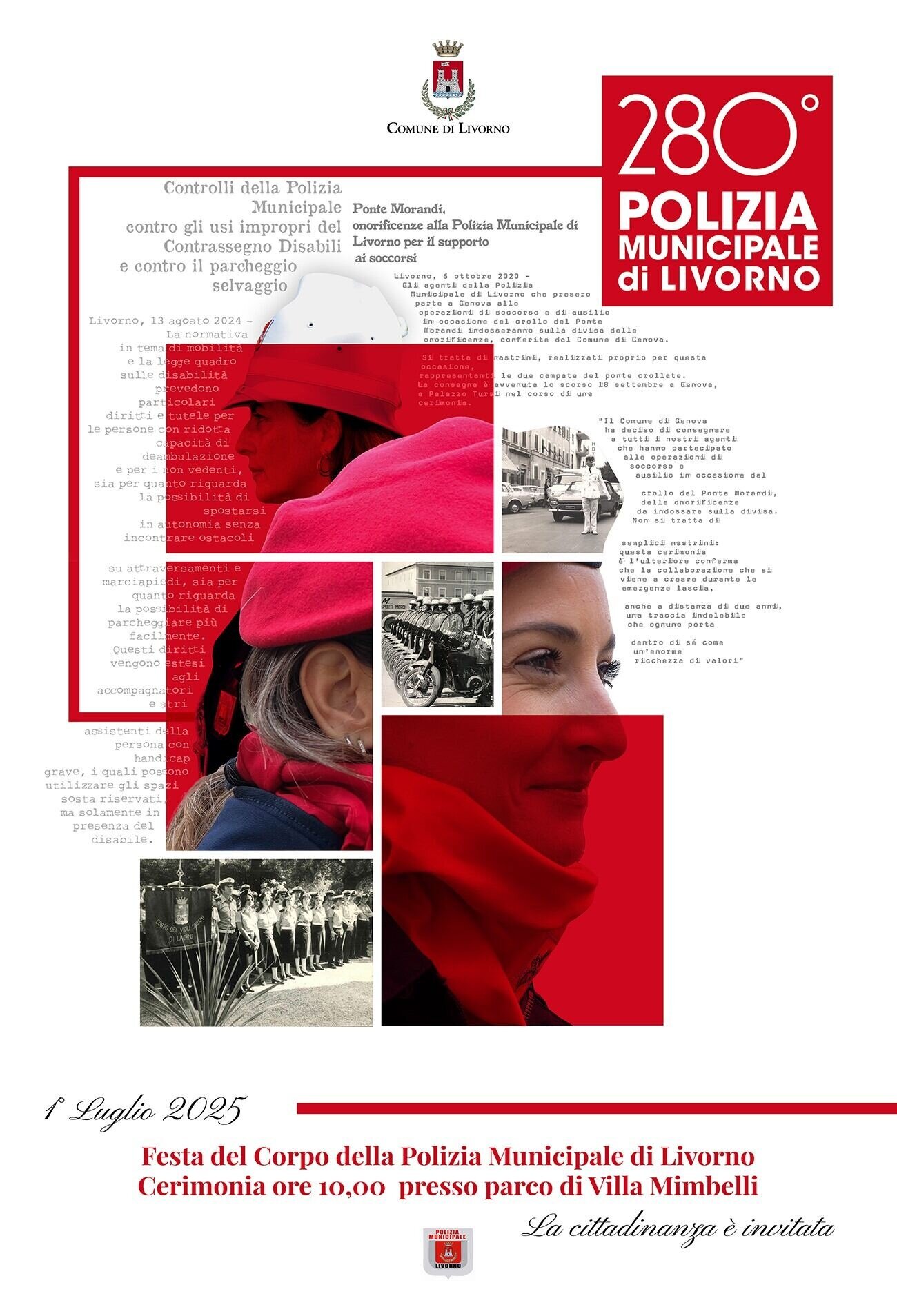 Festa per i 280 anni dalla fondazione del Corpo di Polizia Municipale di Livorno