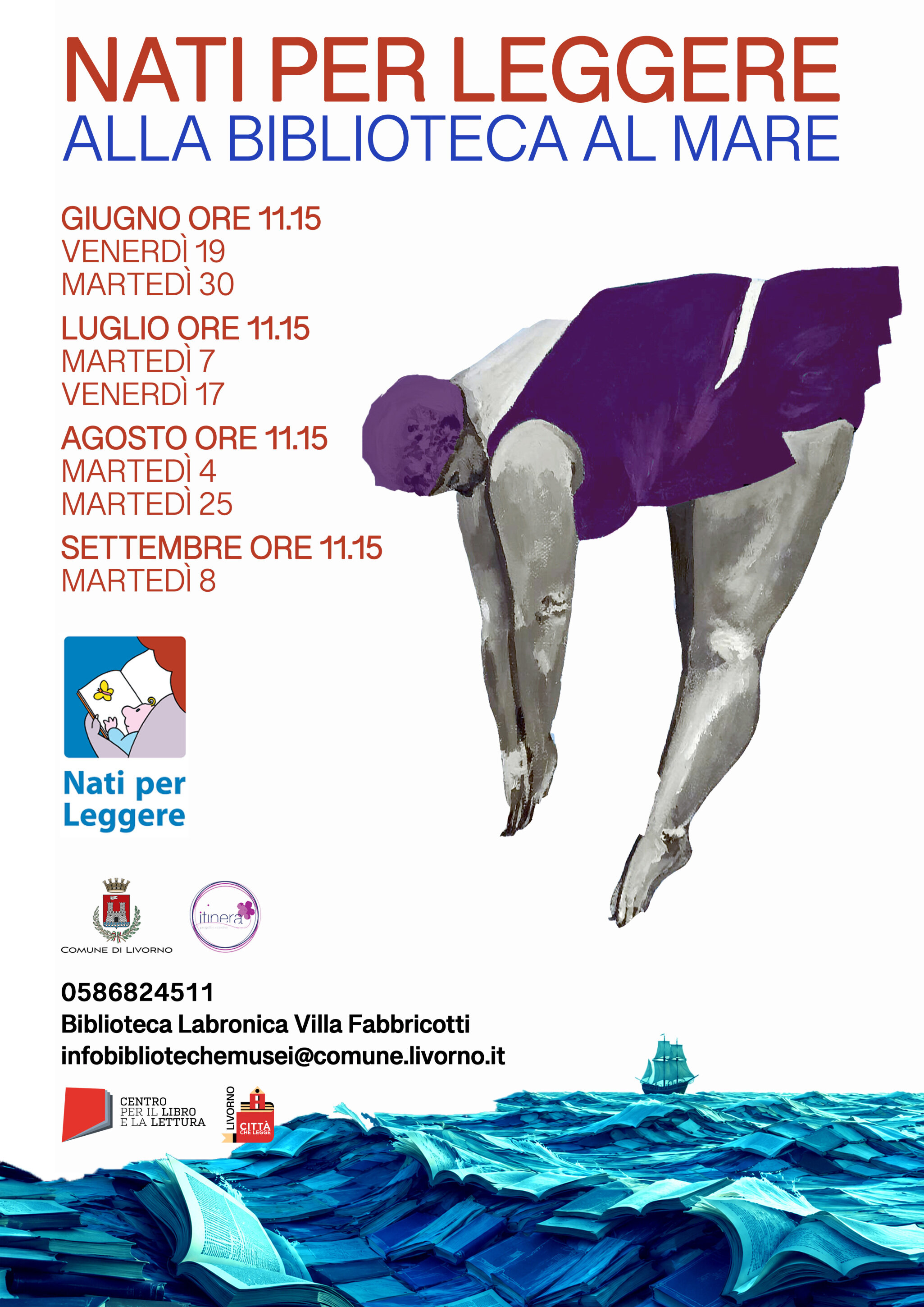 Torna l’estate con “Nati per Leggere” in riva al mare Torna l’estate con “Nati per Leggere” in riva al mare