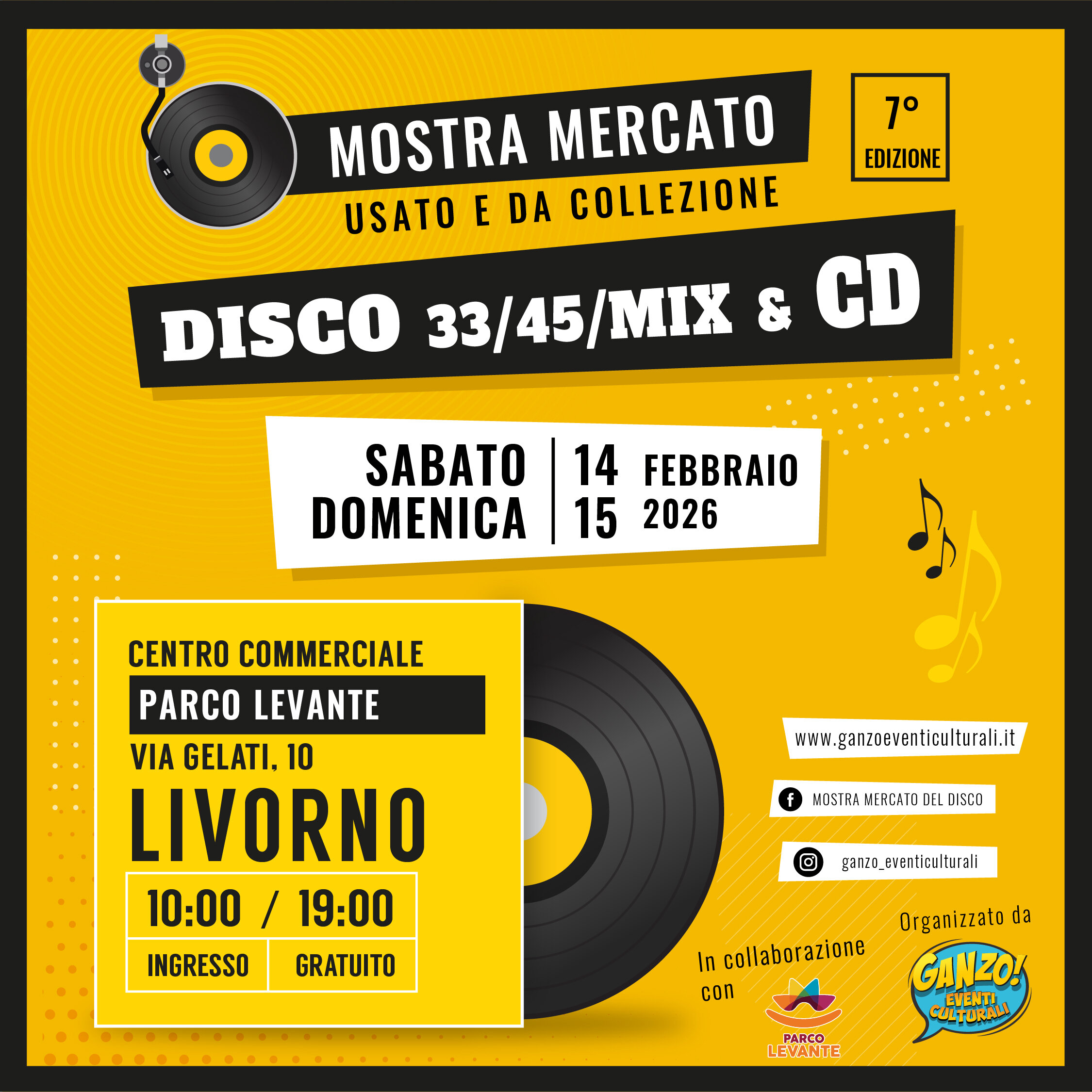 Torna la Mostra Mercato del Disco al Parco Levante, Livorno