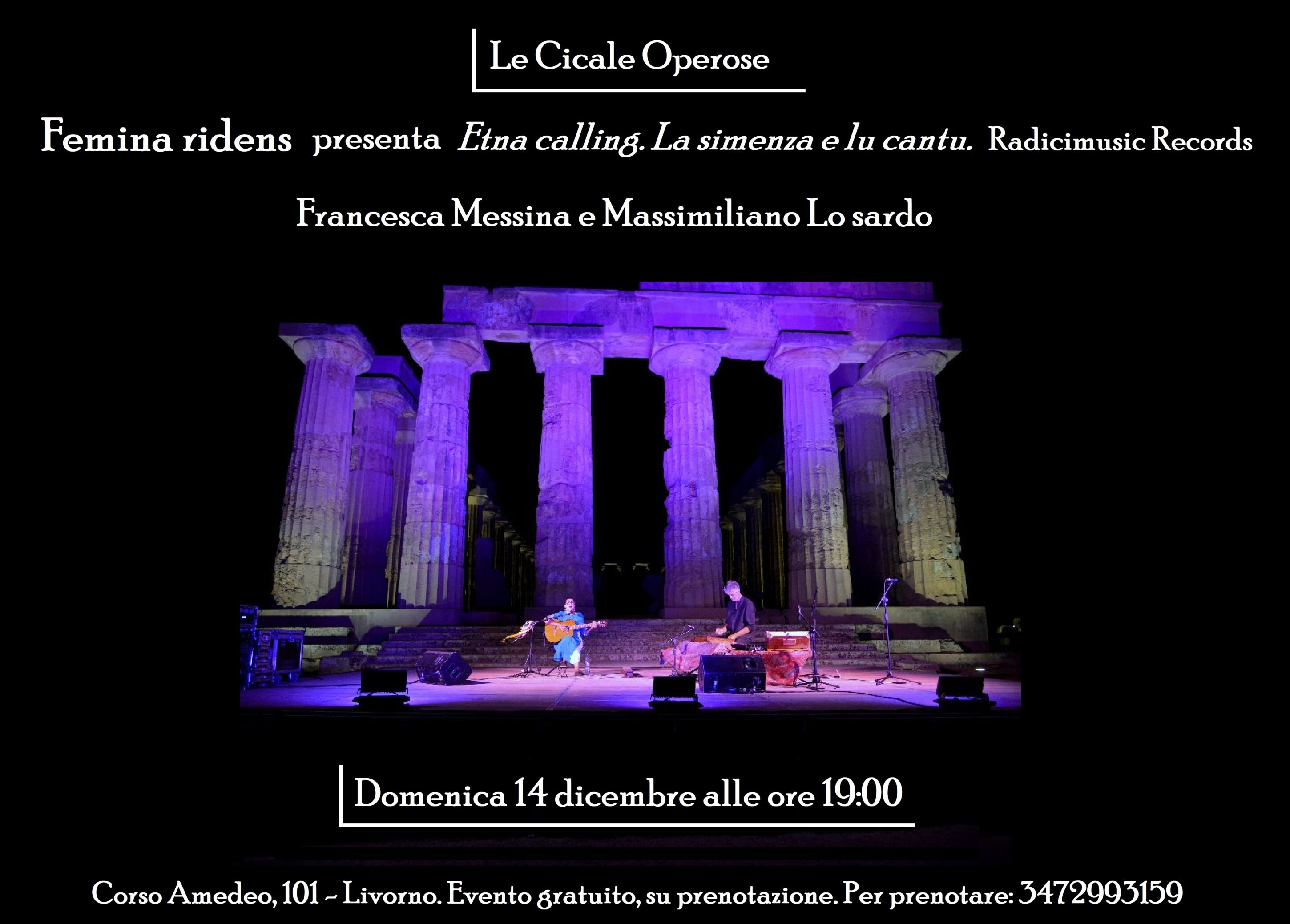 Femina ridens. Canti antichi siciliani, strumenti medievali