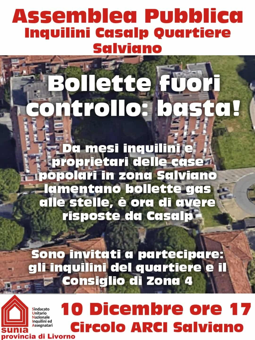 Case popolari Livorno, bollette del gas fuori controllo