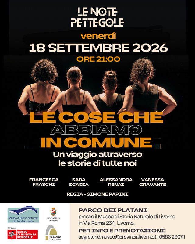 “Le cose che abbiamo in comune”: a Livorno la commedia musicale de Le Note Pettegole