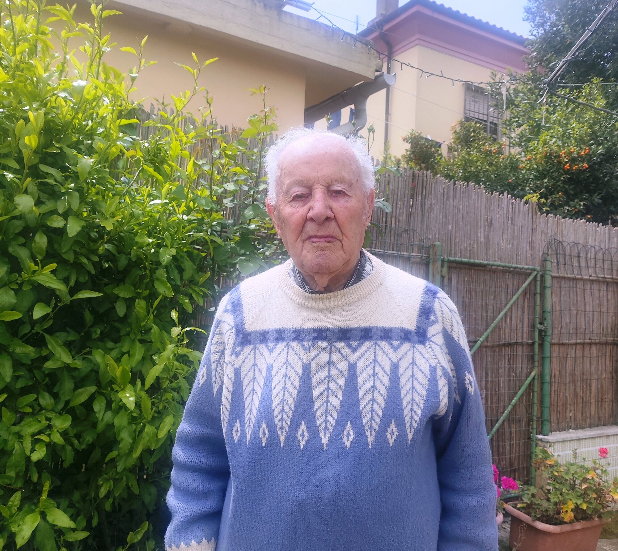 101 anni per nonno Oriano