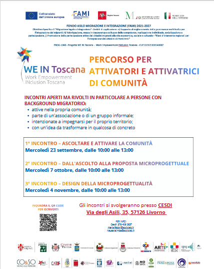 Corso per diventare Attivatori e Attivatrici di Comunità Corso per diventare Attivatori e Attivatrici di Comunità