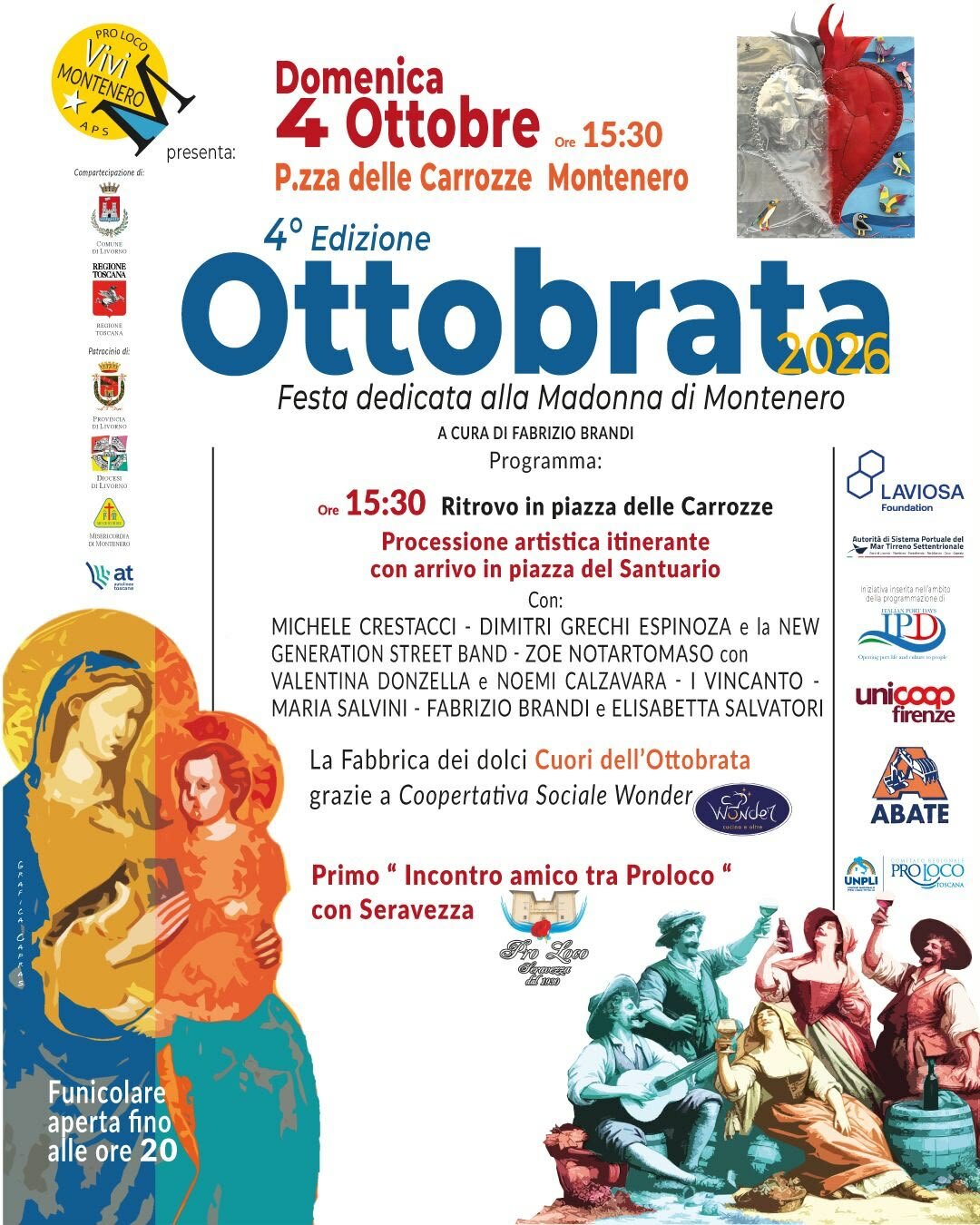 Domenica 4 ottobre: “Ottobrata a Montenero”