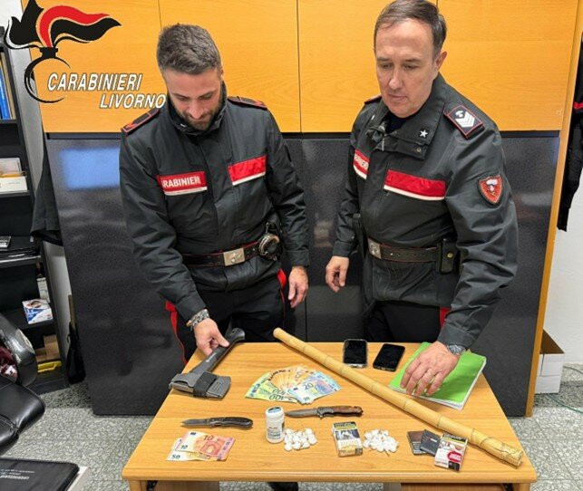 Rosignano: arrestato per rapina e tentata estorsione per debiti di droga