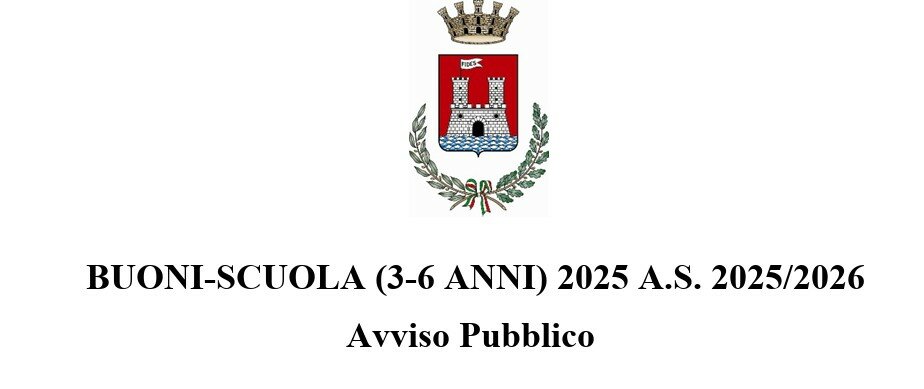 Pubblicato il bando per la richiesta del contributo &ldquo;Buoni Scuola 2025&rdquo;