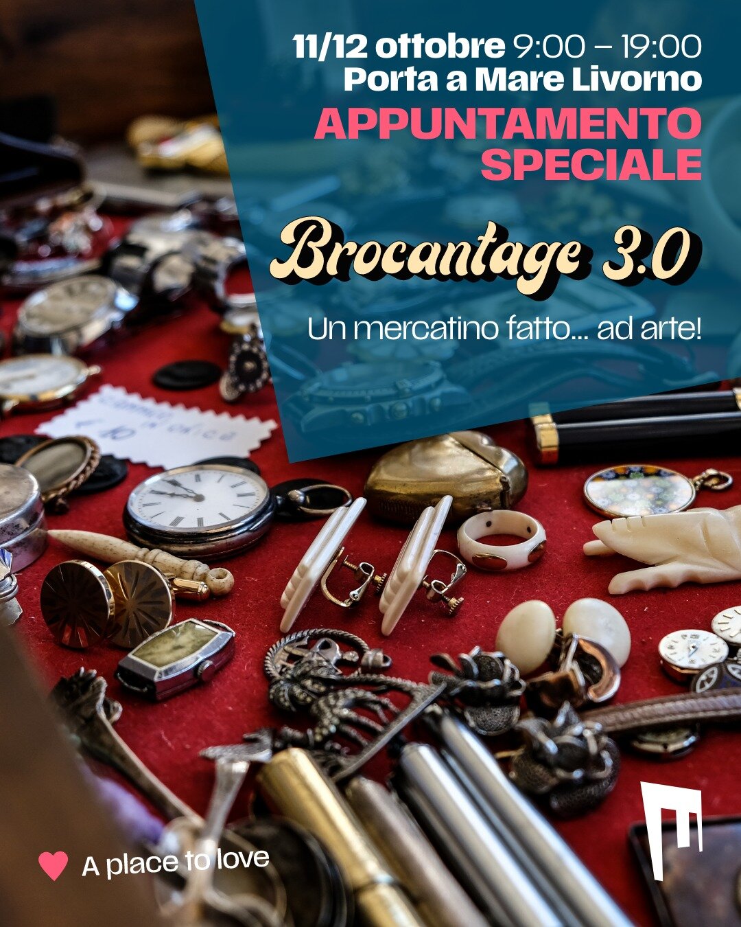 Sabato 11 e domenica 12 ottobre, Brocantage a Porta a Mare raddoppia