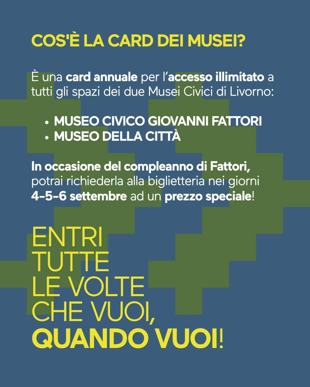 Al via la Carta dei Musei, l'abbonamento annuale per visitarli senza limiti Al via la Carta dei Musei, l'abbonamento annuale per visitarli senza limiti