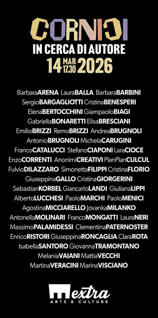 Extra Factory: Finissage di &ldquo;Cornici in cerca di autore 2026&rdquo;